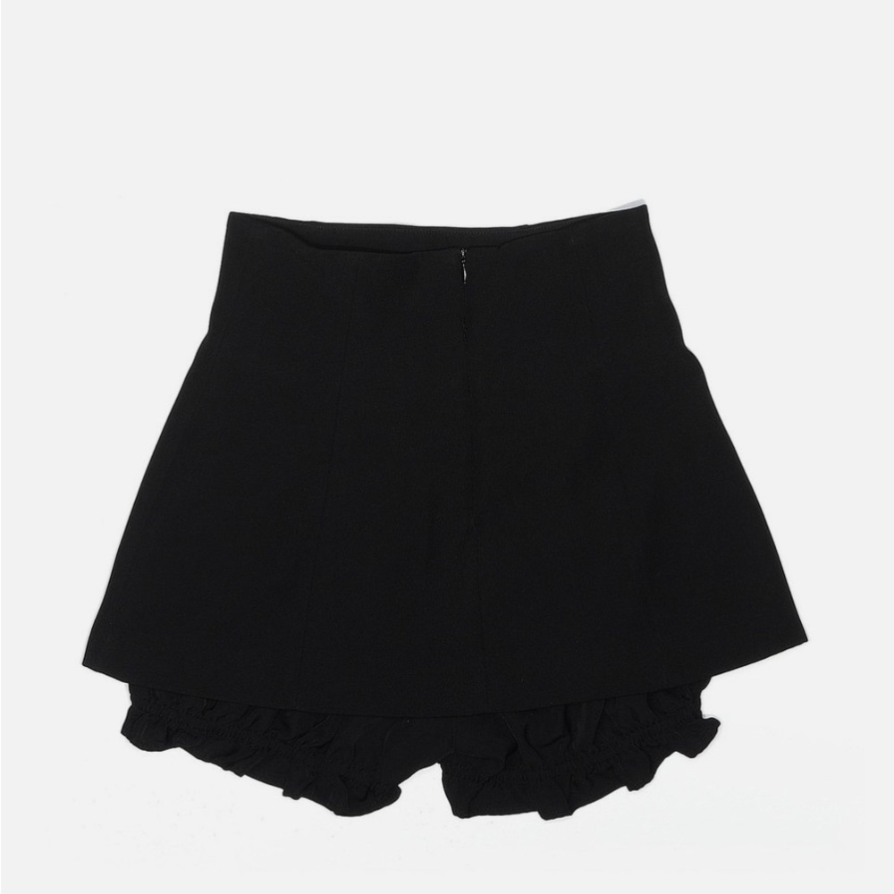 J Brand Black Ruffled Skirt